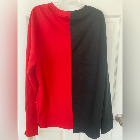 Jaywalker NWT Oversized Asymmetrical Spliced Color block Shirt - Picture 4 of 6